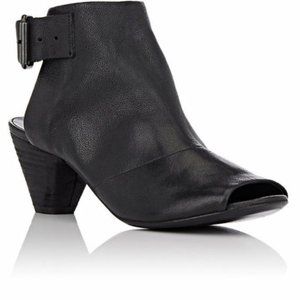 Marsell Buckle-Strap Leather Ankle Booties